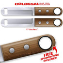 Kolorcoat™ 11" Long COLOSSAL™ Speed Bottle Opener - Bar Blade