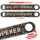 Kolorcoat™ 11" Long COLOSSAL™ Speed Bottle Opener – Big A** Opener