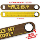 Kolorcoat™ 11" Long COLOSSAL™ Speed Bottle Opener – Ruler