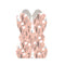 Wooden Bunny Basket - Floral Pattern