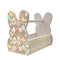 Wooden Bunny Basket - Easter Pattern 2