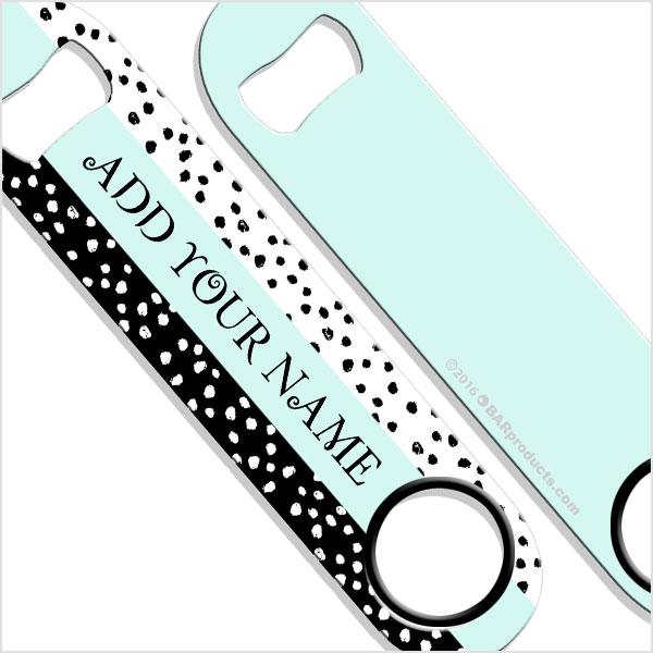 ADD YOUR NAME SPEED Bottle Opener – Watercolor Spots 