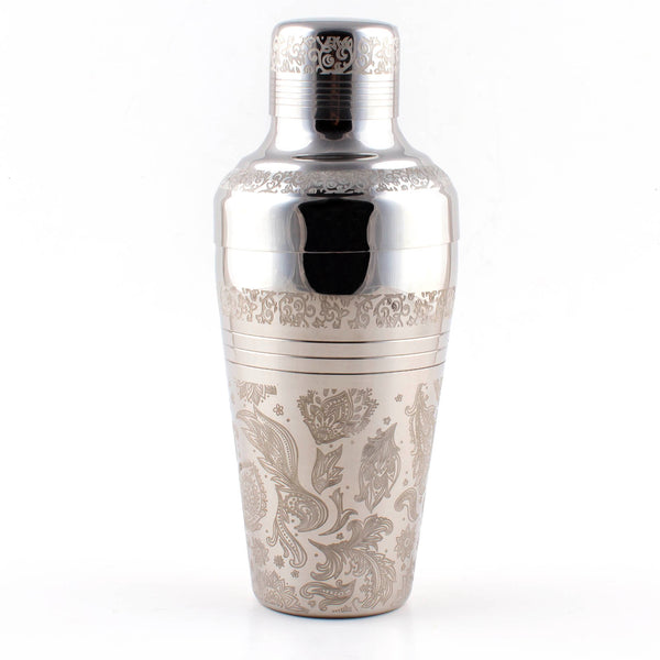 BarConic® 3 piece Shaker - Vintage Etched - 16 ounce