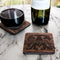 CUSTOMIZABLE Wood Monogram Letter - Cork Bottom Coaster