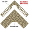 CHOOSE YOUR PATTERN - Counter Caddies™ - Corner Unit w/ K-Cup Holes and Trash Can Inset