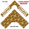CHOOSE YOUR PATTERN - Counter Caddies™ - Corner Unit w/ K-Cup Holes and Trash Can Inset