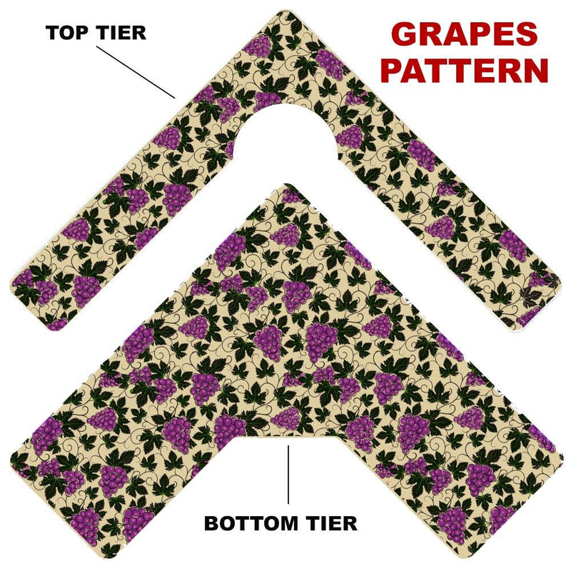CHOOSE YOUR PATTERN - Counter Caddies™ - Corner Unit w/ Trash Can Inset