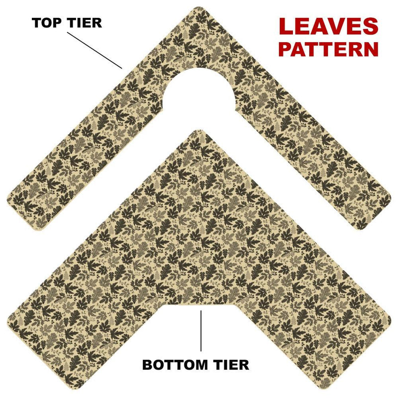 CHOOSE YOUR PATTERN - Counter Caddies™ - Corner Unit w/ Trash Can Inset