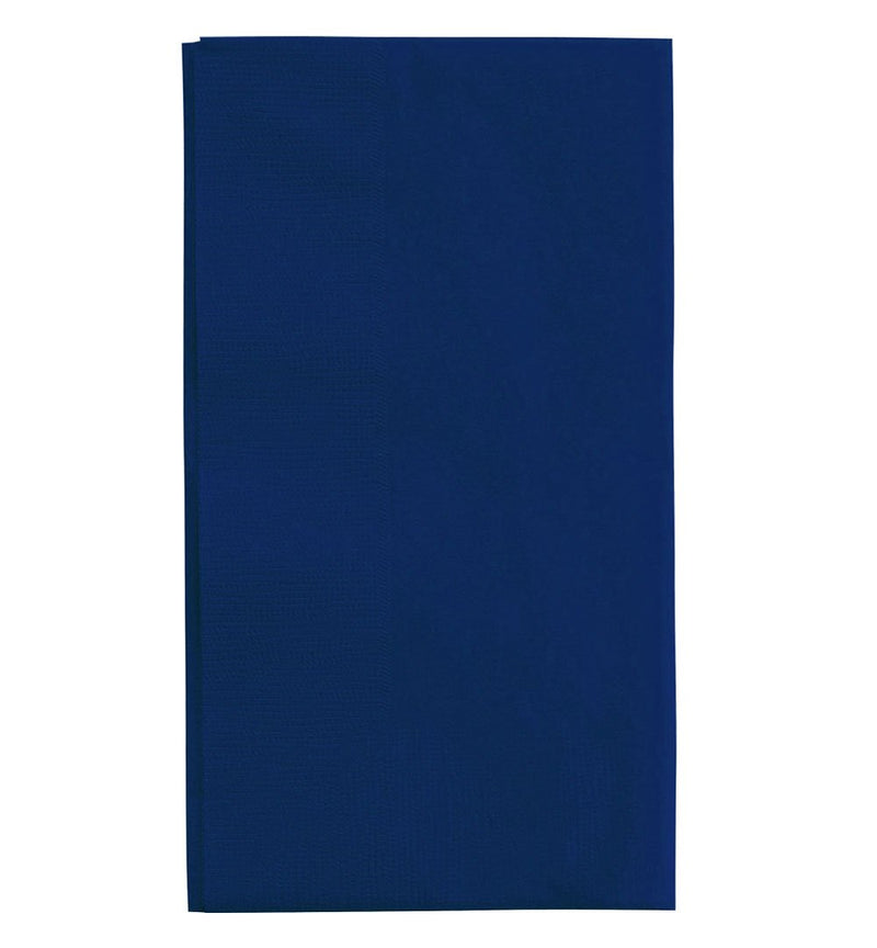 BarConic® 15” x 17” 2-PLY Colored Paper Dinner Napkins – DARK BLUE