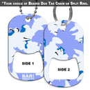 Dog Tag Bottle Opener - Light Blue CAMO 