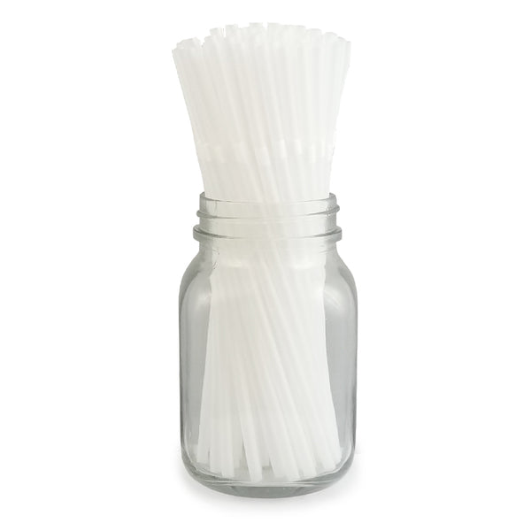 Biodegradable Clear PLA Straws - 8 1/4" - 100 Pack