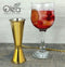Olea™ Japanese Tall Jigger - Gold Plated - 1oz X 2oz