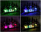 LED Counter Caddies™ with BLACK finish - 24" STRAIGHT Shelf