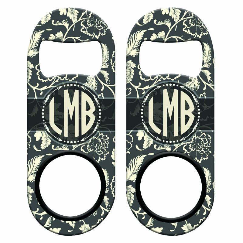 CUSTOMIZABLE Mini Bottle Opener with Retractable Reel - Vintage Design 5