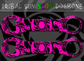 Neon Tribal Sun Dog Bone Opener