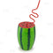 BarConic® Watermelon Novelty Cup w/Lid and Straw - 28 Oz