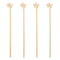 BarConic® Wooden Palm Tree Swizzle Sticks - 100 pack