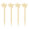 BarConic Wooden Palm Tree Cocktail Picks - 100 pack
