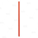 BarConic® "Eco-Friendly" Paper Straws - 7 3/4" Orange - Packs of 100