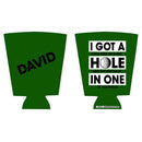 ADD YOUR NAME Pint Glass Cooler - Golf