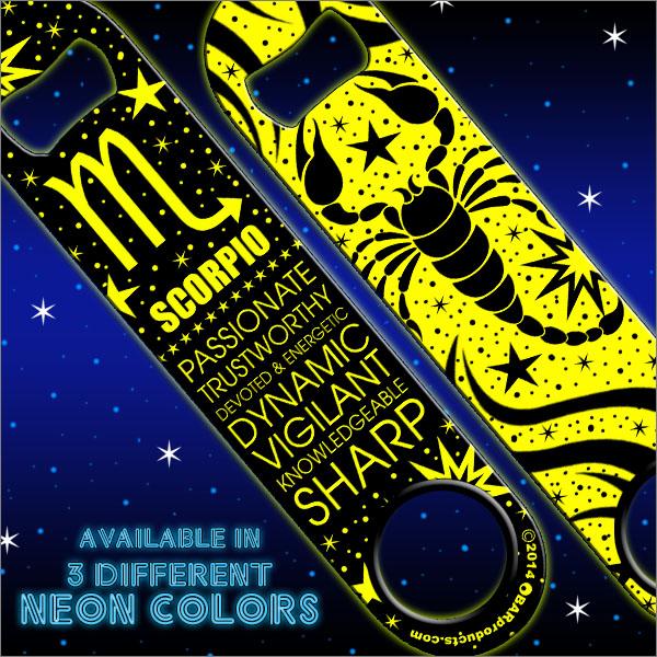 Kolorcoat™ NEON Zodiac Speed Bottle Opener - SCORPIO