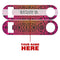 Add Your Name - Skinny Mini Bottle Opener - Boho Aztec