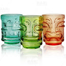 Shot Glasses - Tiki - Set of 3 - Multicolor
