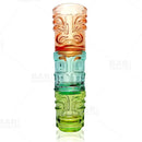 Shot Glasses - Tiki - Set of 3 - Multicolor