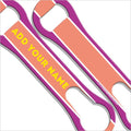 ADD YOUR NAME V-Rod® Bottle Opener - Color Block - Pink/Coral