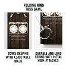 Customizable Wall Mounted Folding Ring Toss - Western Saloon