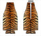 Zipper Style Bottle Coozie -Tiger Layouit